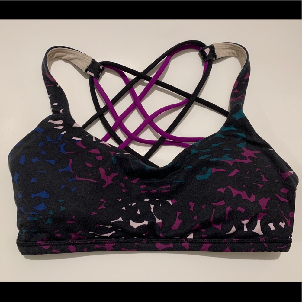 Lululemon sports bra size 4 : multicolor